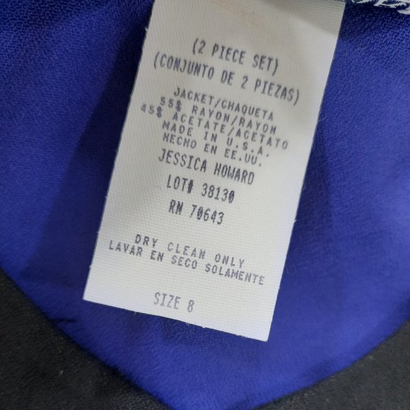 Vtg 80s power pants suit - Jessica Howard brand - Picture 13 of 13